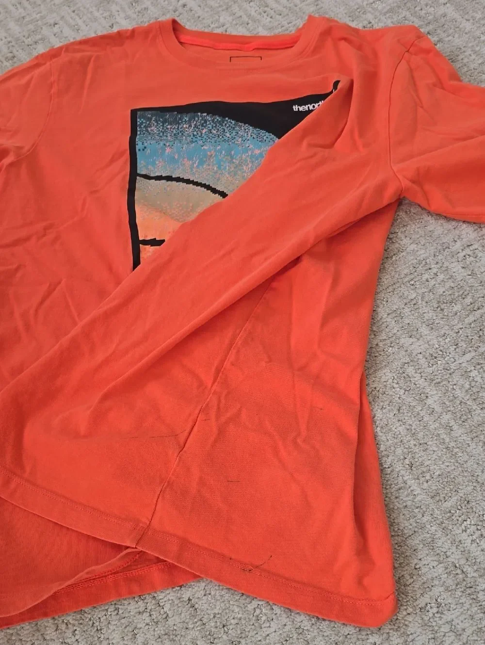The North Face | Coral-Orange Logo Tee
